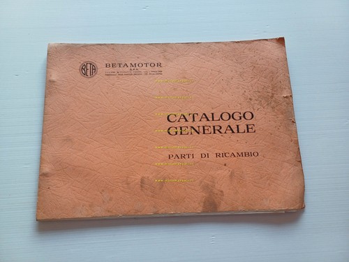 BETA 50 tutti modelli ciclomotori 1980 catalogo ricambi Generale originale