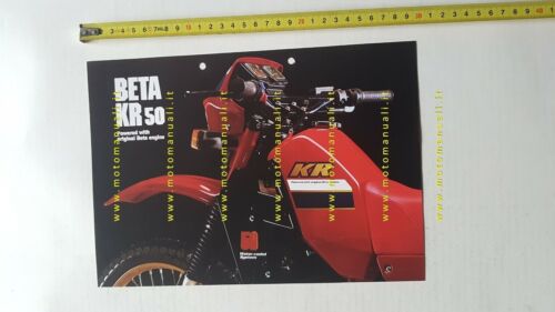 Beta KR 50 Enduro 1985-86 depliant italiano originale