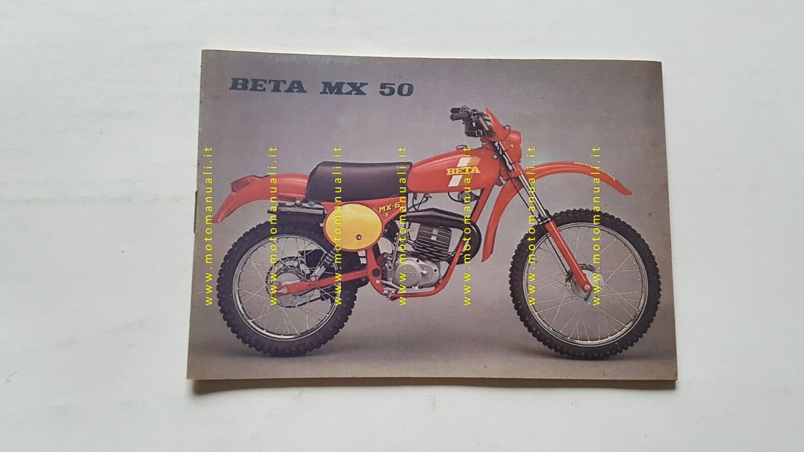 Beta MX 50 enduro manuale uso manutenzione libretto originale