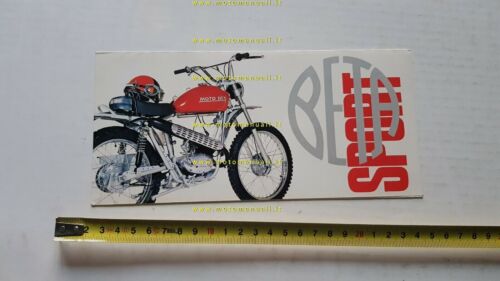 Beta produzione ciclomotori 50 modelli 1971 depliant originale brochure