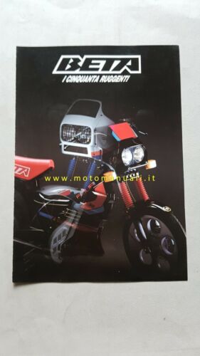 Beta Produzione Ciclomotori + TUBONI 1987 depliant originale brochure