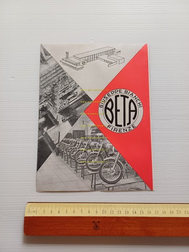 Beta produzione modelli 1961 Orione Mercurio MT 175 Grillo depliant …