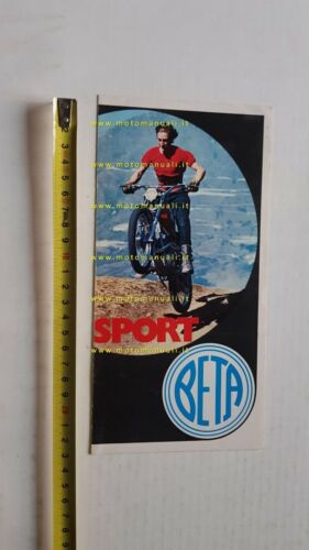 Beta produzione moto ciclomotori modelli 1973 depliant originale brochure