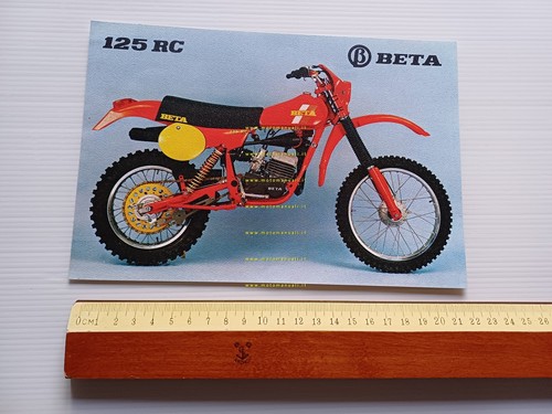 Beta RC 125 1980 depliant italiano originale