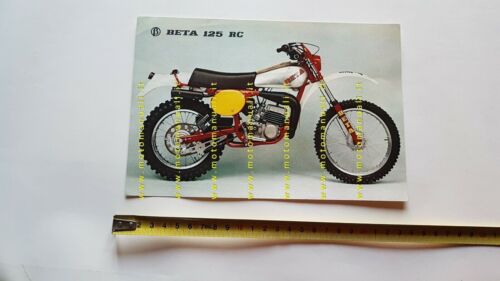 Beta RC 125 Regolarit Enduro 1978 depliant originale brochure