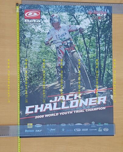 BETA Trial pilota Challoner 2008 manifesto poster originale no depliant …