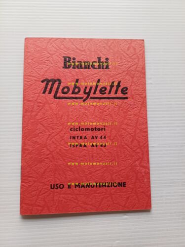 Bianchi 50 Mobylette Intra - Ispra 1962 manuale uso manutenzione …