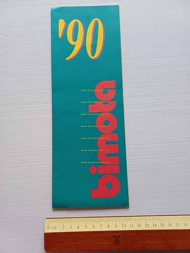 Bimota catalogo produzione modelli 1990 depliant italiano originale