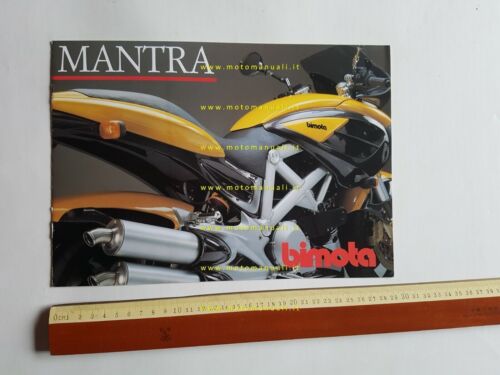 Bimota Ducati Mantra 1995 depliant italiano moto originale brochure
