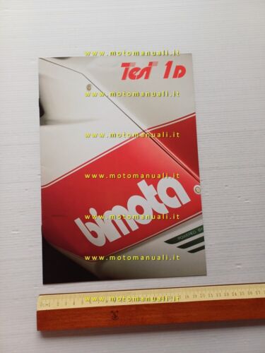 Bimota TESI 1D depliant ITALIANO INGLESE originale