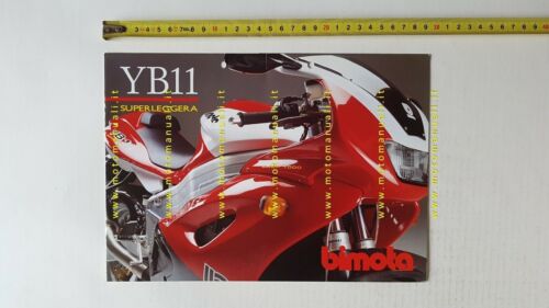 BIMOTA YB 11 Superleggera 1996 depliant originale moto brochure