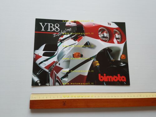 Bimota YB8 Ex-Up 1990 depliant originale Italiano