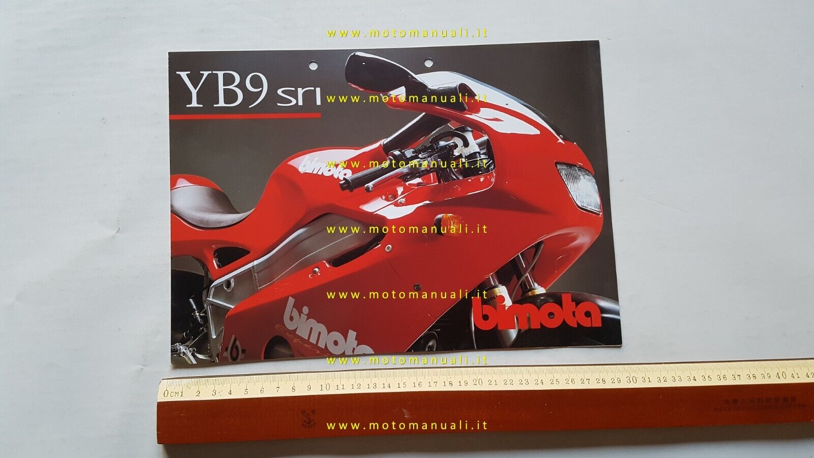 Bimota YB9 SRi 1995 depliant italiano originale