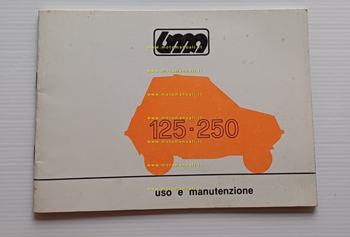 BMA Amica 125 - 250 manuale uso manutenzione libretto istruzioni …