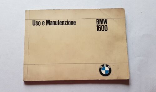 BMW 1600 1966 manuale uso originale owner's manual