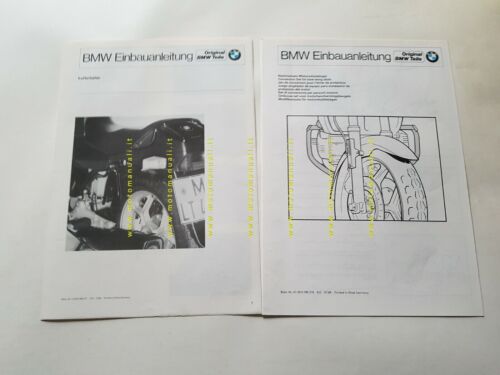 BMW 2 procedure montaggio paracilindri+portabauletto opuscolo manuale officina