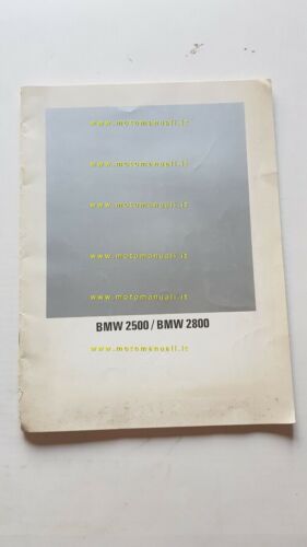 BMW 2500 2800 1970 depliant originale ITALIANO auto brochure