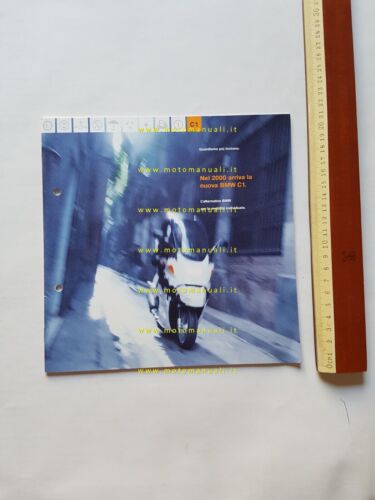 BMW C1 125 Prototipo 1998 depliant italiano moto originale