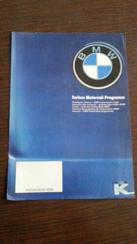 BMW cartella colori moto Serie K 1983 depliant originale epoca …