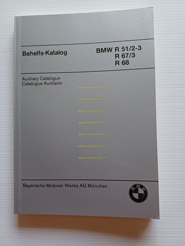 BMW catalogo ricambi sussidiario R 51/2-3 - R 67/3 - …