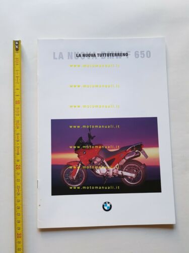 BMW F 650 1993 depliant ITALIANO originale moto