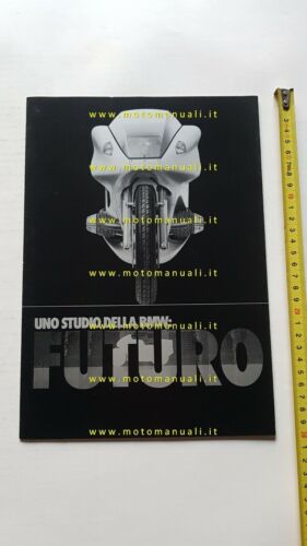 BMW FUTURO prototipo 1981 depliant ITALIANO originale moto brochure