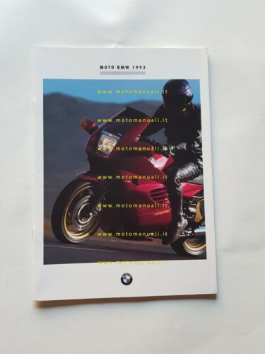 BMW gamma produzione moto 1993 depliant ITALIANO originale