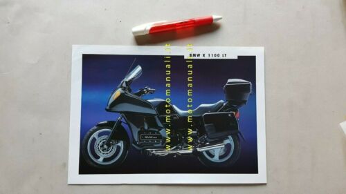 BMW K 1100 LT moto 1992 depliant originale ITALIANO brochure
