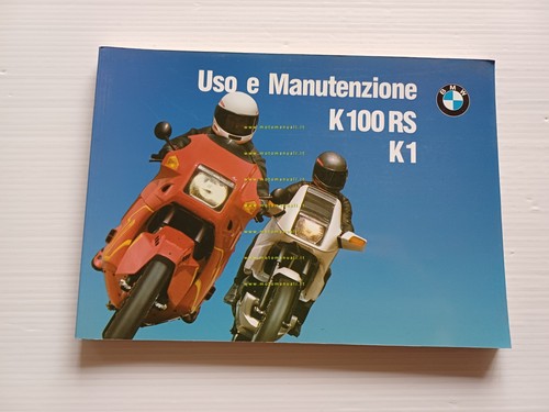 BMW K1 - K 100 RS 1991 manuale uso manutenzione …