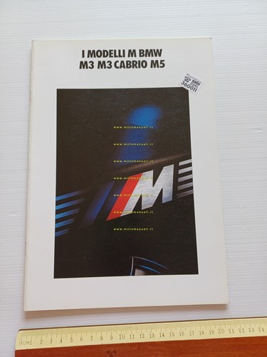 BMW M3 - M3 Cabrio - M5 1990 depliant italiano …