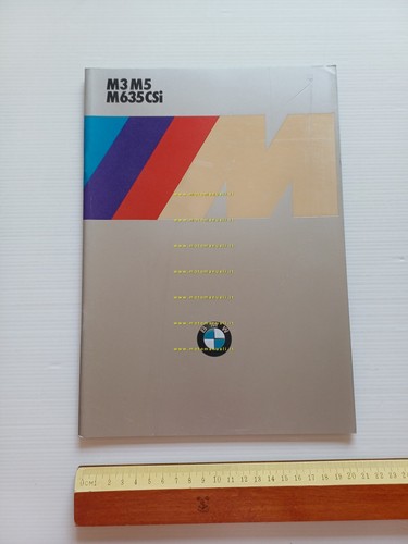 BMW M3 - M5 - M 635 CSi 1985 depliant …