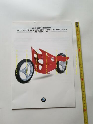 BMW moto catalogo accessori parti speciali 1980-1993 depliant italiano originale