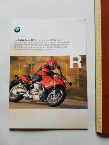 BMW moto modelli serie R 1998-99 depliant ITALIANO originale