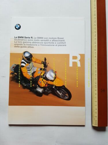 BMW moto modelli serie R 1999 depliant ITALIANO originale