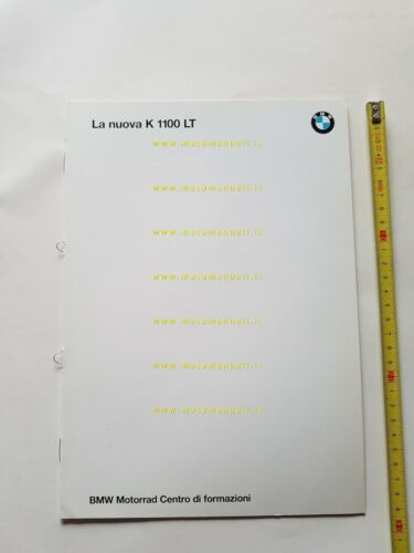 BMW nuova K 1100 LT 1991 dettagli tecnici opuscolo personale …