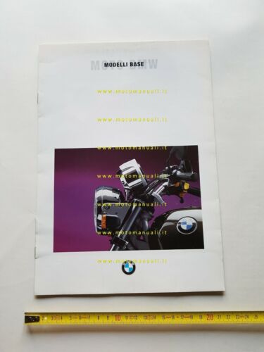 BMW produzione modelli Base 1994 depliant originale Italiano moto
