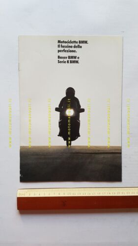 BMW produzione moto modelli 1985 depliant originale ITALIANO brochure