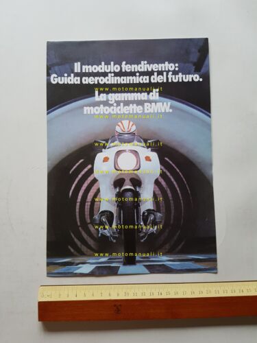 BMW R 100 RS - produzione modelli 1978 depliant originale …