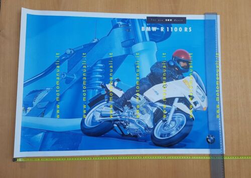 BMW R 1100 RS 1993 manifesto poster originale no depliant …