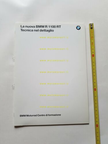 BMW R 1100 RT 1995 dettagli tecnici opuscolo personale interno …