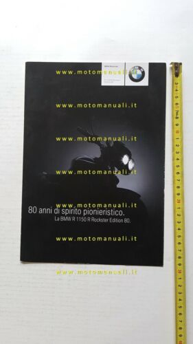BMW R 1150 R Rockster Edition 80 2003 depliant ITALIANO …
