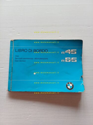 BMW R 45 - R 65 1978 manuale uso manutenzione …