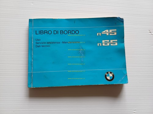 BMW R 45 - R 65 1978 manuale uso manutenzione …