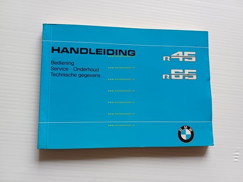 BMW R 45 - R 65 1980 manuale uso manutenzione …