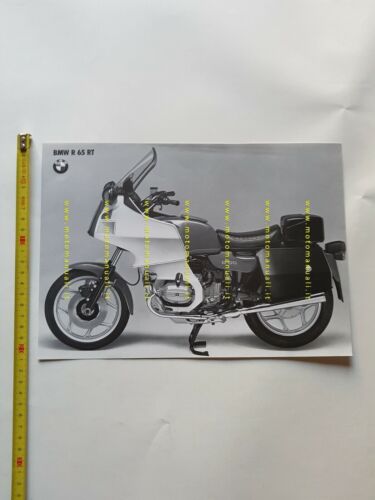 BMW R 65 RT Servizi Pubblici 1988 depliant italiano moto …