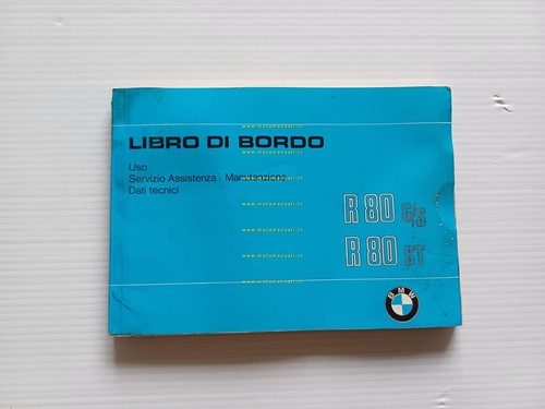 BMW R 80 G/S - R 80 ST 1983 manuale …