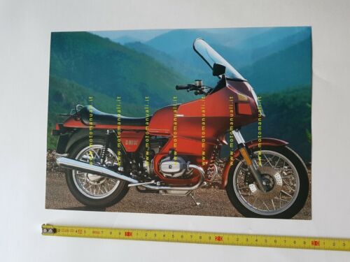 BMW R 80 RT depliant moto originale MULTILINGUA