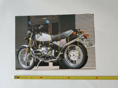 BMW R 80 ST depliant moto originale MULTILINGUA