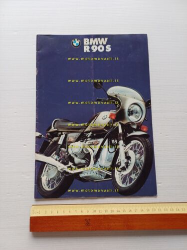 BMW R 90 S 1974 depliant moto originale ITALIANO