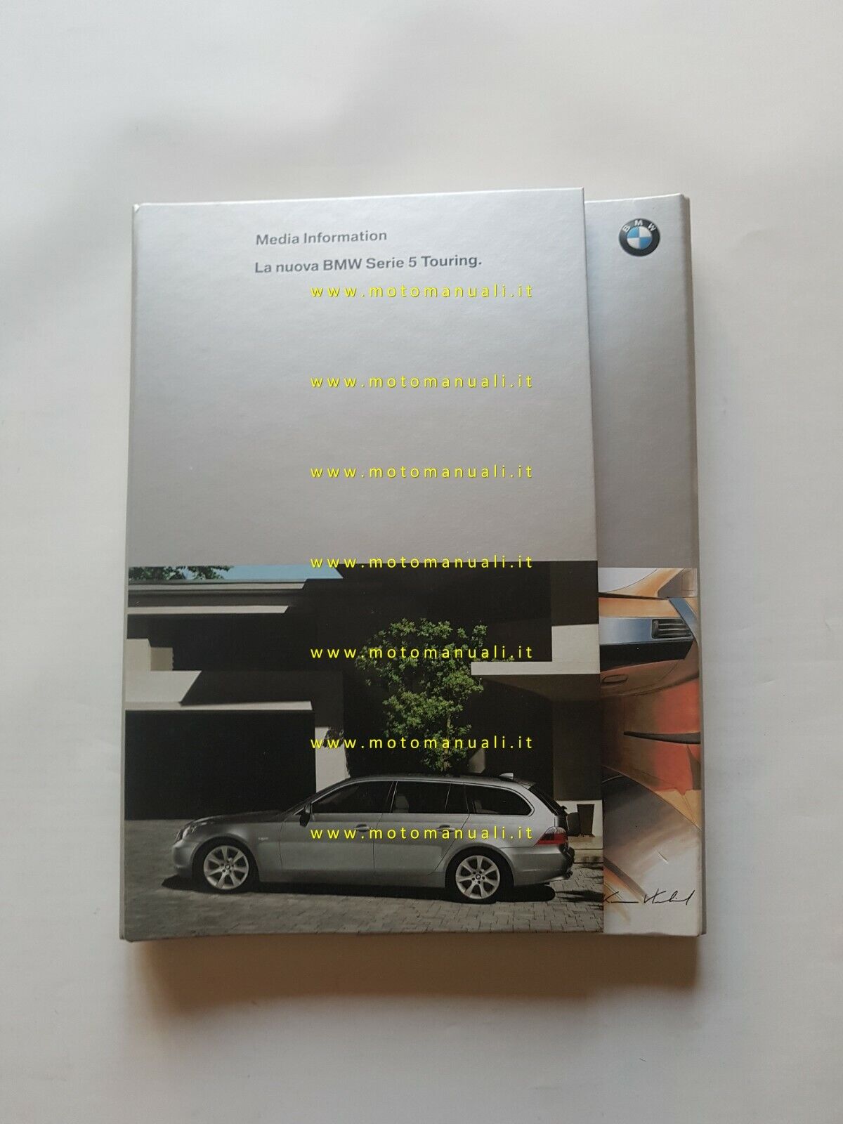 BMW Serie 5 Touring 2004 cartella stampa originale press kit